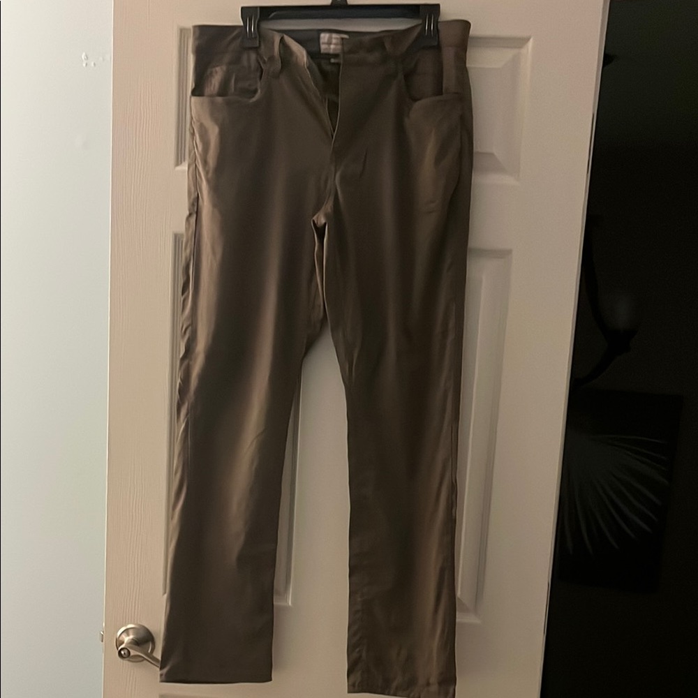 Weatherproof Tan Chinos Straight-Leg Cotton Blend